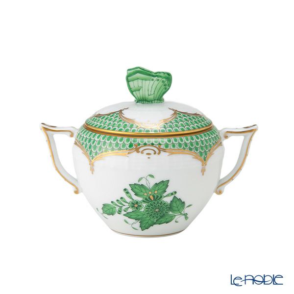 ヘレンド アポニーグリーン グリーンスケール AV-EV ティーセット