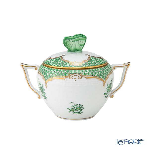 ヘレンド アポニーグリーン グリーンスケール AV-EV ティーセット