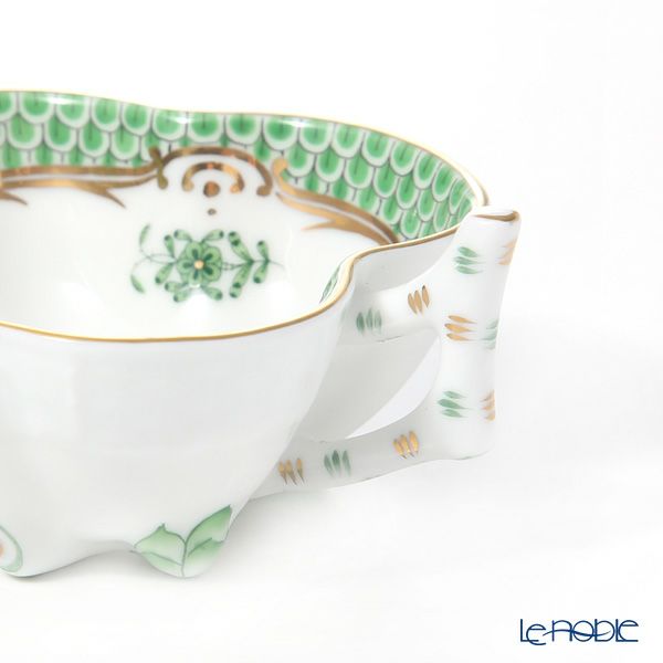 ヘレンド アポニーグリーン グリーンスケール 00492-0-00 オープンシュガー 10.5cm