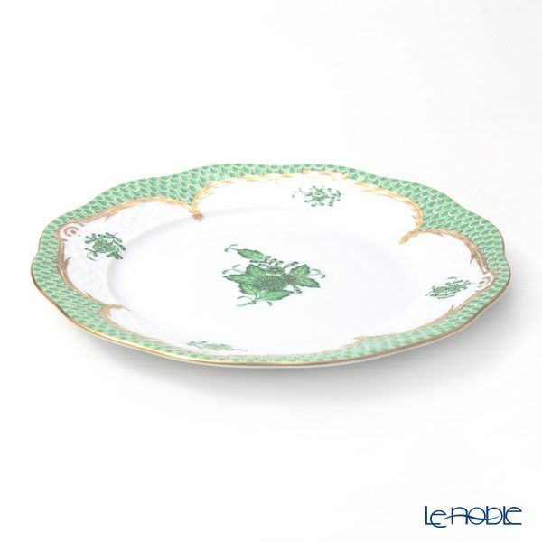 ヘレンド アポニーグリーン グリーンスケール 00517-0-00 プレート 19cm