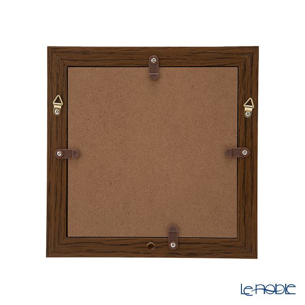 京七宝額（アートSHIPPO） 赤富士 額17×17cm オーク※額縁のデザインや色が入荷時期により多少異なる場合があります。※