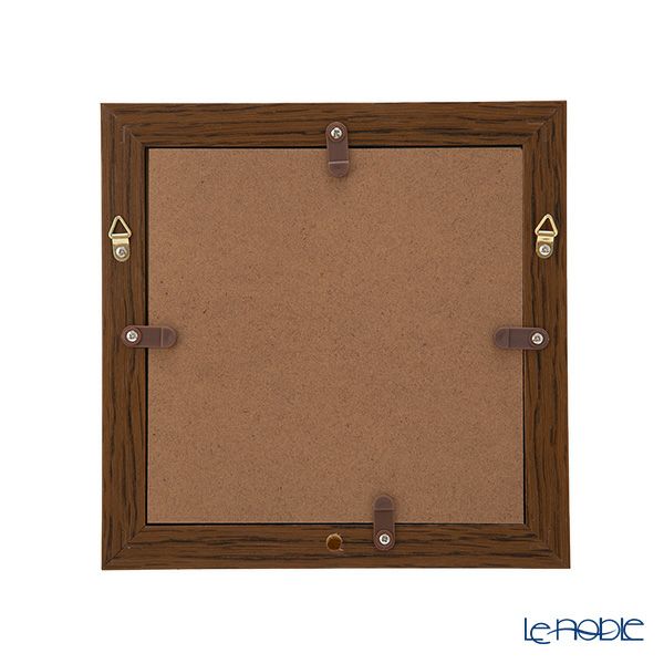 京七宝額（アートSHIPPO） 京都 嵐山渡月橋 額17×17cm オーク※額縁のデザインや色が入荷時期により多少異なる場合があります。※