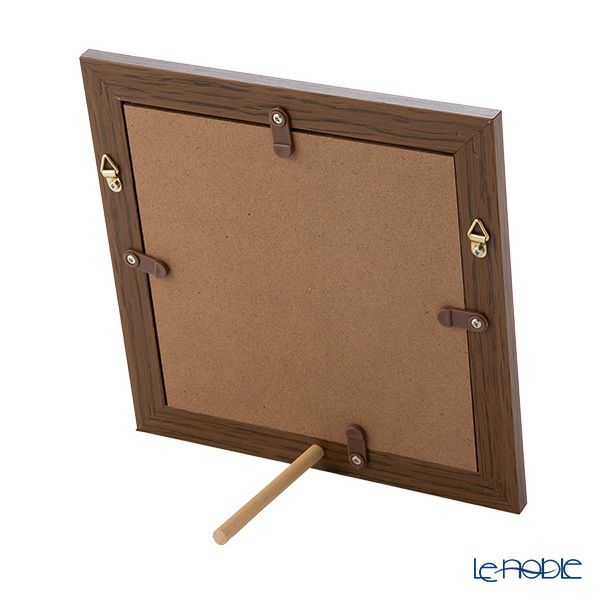 京七宝額（アートSHIPPO） 京都 祇園祭 額17×17cm オーク※額縁のデザインや色が入荷時期により多少異なる場合があります。※