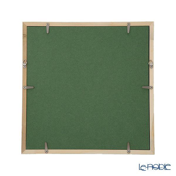 京七宝額（アートSHIPPO） ガーデンパーティー 額25.5×25.5cm ダークグリーン※額縁のデザインや色が入荷時期により多少異なる場合があります。※