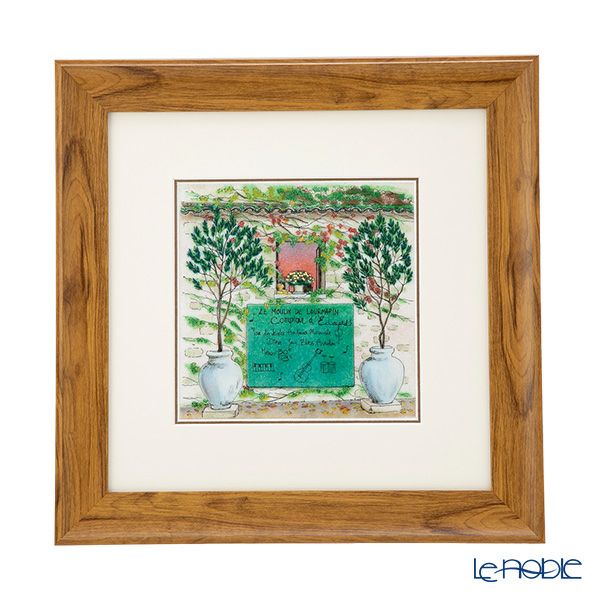 京七宝額（アートSHIPPO） グリーンボード 額30×30cm チーク※額縁のデザインや色が入荷時期により多少異なる場合があります。※