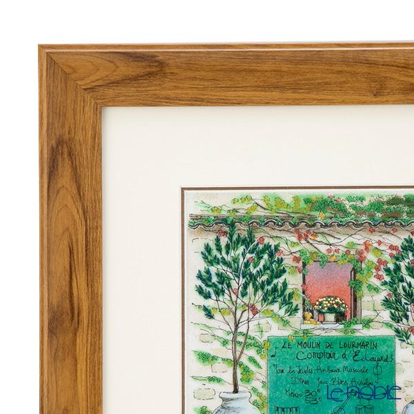 京七宝額（アートSHIPPO） グリーンボード 額30×30cm チーク※額縁のデザインや色が入荷時期により多少異なる場合があります。※