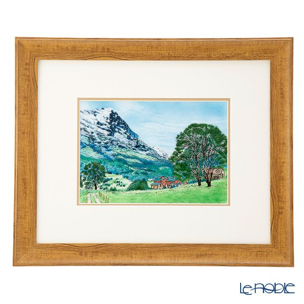 京七宝額（アートSHIPPO） グリンデルヴァルト 額40×33cm チーク※額縁のデザインや色が入荷時期により多少異なる場合があります。※