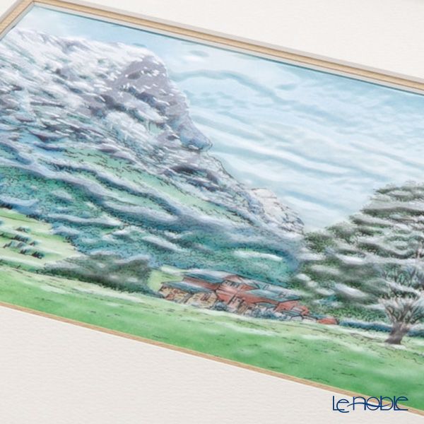 京七宝額（アートSHIPPO） グリンデルヴァルト 額40×33cm チーク※額縁のデザインや色が入荷時期により多少異なる場合があります。※