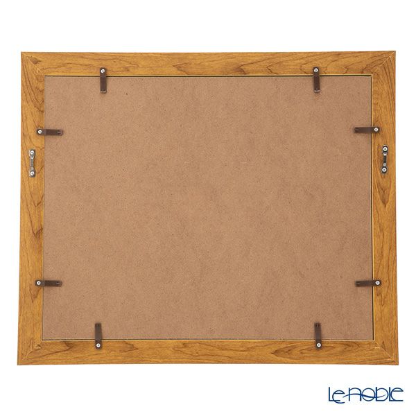 京七宝額（アートSHIPPO） チロルの山 額40×33cm チーク※額縁のデザインや色が入荷時期により多少異なる場合があります。※