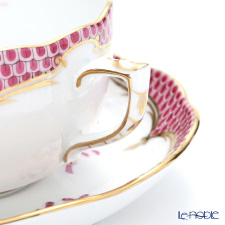 ヘレンド アポニーピンク ピンクスケール 00724-0-00 ティーカップ＆ソーサー 200ml