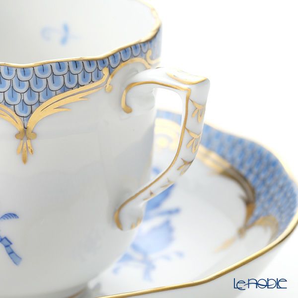 ヘレンド アポニーブルー ブルースケール 00707-0-00 モカカップ＆ソーサー 150ml