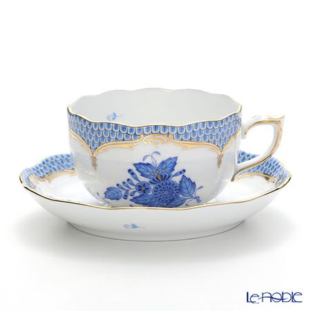 ヘレンド アポニーブルー ブルースケール 000724-0-00 ティーカップ＆ソーサー 200ml