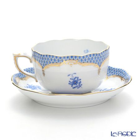 ヘレンド アポニーブルー ブルースケール 000724-0-00 ティーカップ＆ソーサー 200ml