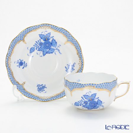 ヘレンド アポニーブルー ブルースケール 000724-0-00 ティーカップ＆ソーサー 200ml