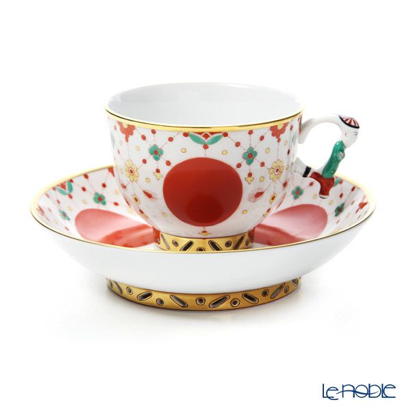 ヘレンド シノワズリ （中国趣味） FBI 宝石の房飾り 03364-0-21 マンダリン ラージカップ＆ソーサー