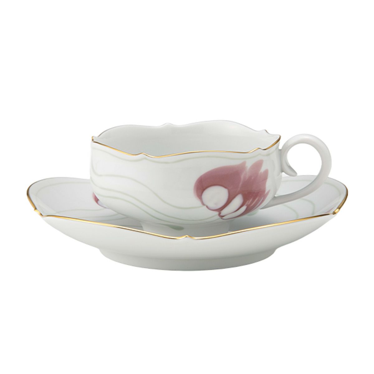 マイセン（Meissen） 風の花 660410／23633 ティーカップ＆ソーサー 150ml