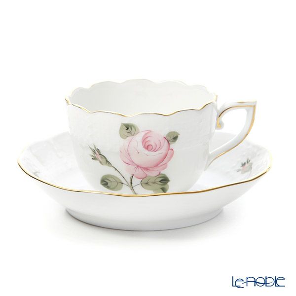 ヘレンド ウィーンのバラ ゴールド 00711-0-00 モカカップ＆ソーサー 100ml