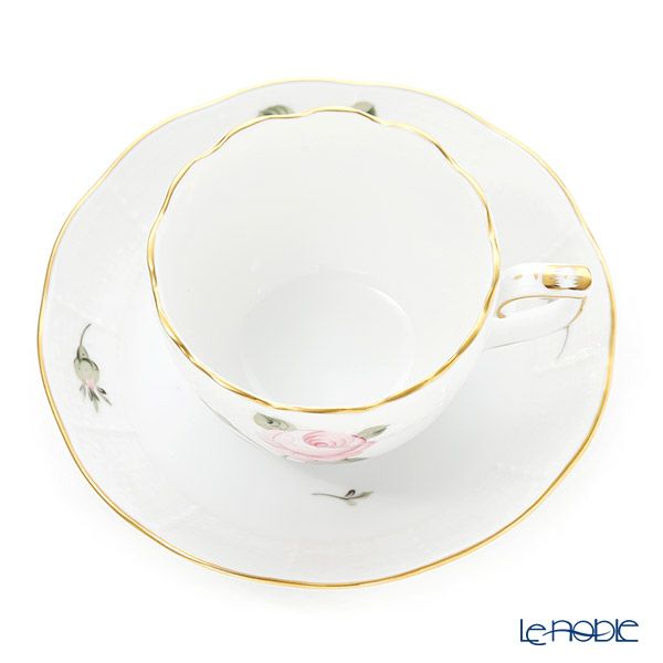 ヘレンド ウィーンのバラ ゴールド 00711-0-00 モカカップ＆ソーサー 100ml