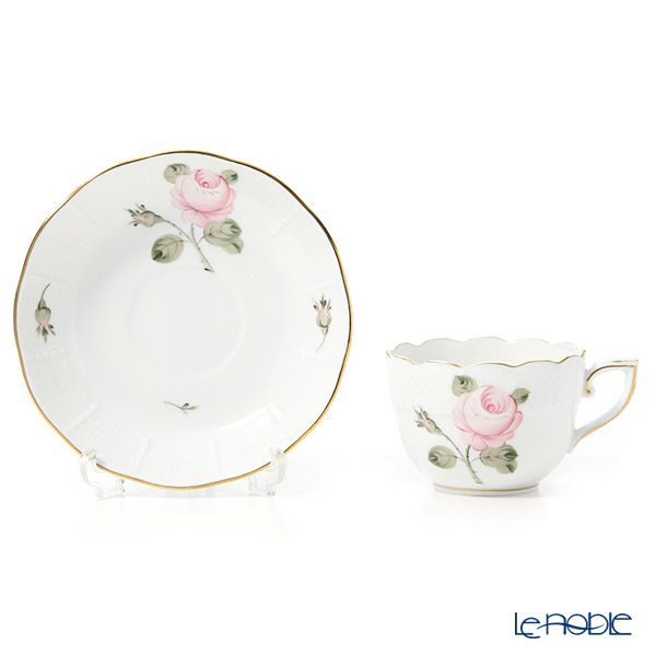 ヘレンド ウィーンのバラ ゴールド 00711-0-00 モカカップ＆ソーサー 100ml