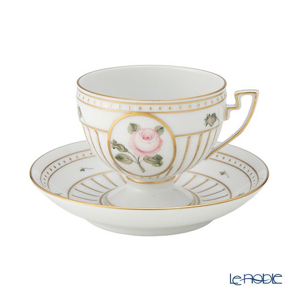 ヘレンド ウィーンのバラ ゴールド ティーカップ＆ソーサー 04459-0-00