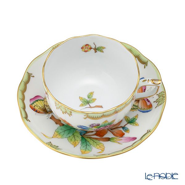 ヘレンド クラウンオブヴィクトリア VICTVT ティーカップ＆ソーサー 200ml