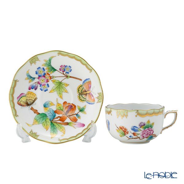 ヘレンド クラウンオブヴィクトリア VICTVT ティーカップ＆ソーサー 200ml