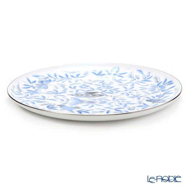 ヘレンド 東方の楽園 ブループラチナ・ZOBA-PT プレート 27cm 02537-0-00