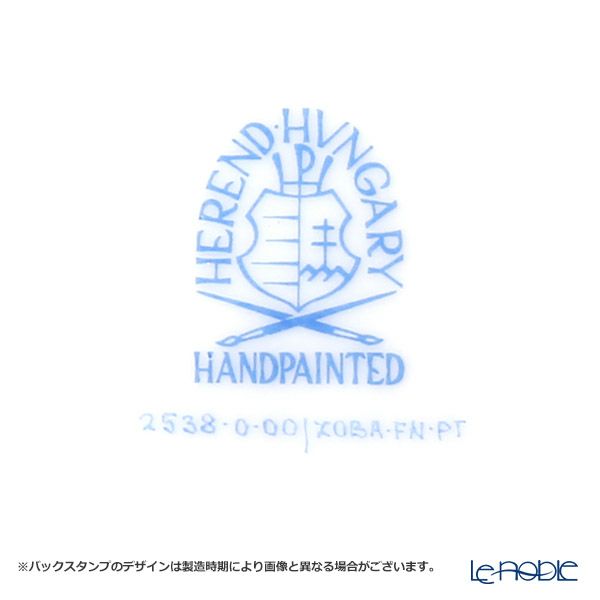 ヘレンド 東方の楽園 ブルー／ブラック プラチナ・ZOBA-FN-PT プレート 22cm 02538-0-00