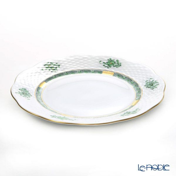 ヘレンド アポニーグリーンシンプル ASV-CH 00517-0-00 プレート 19cm