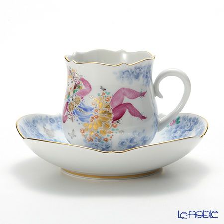 マイセン（Meissen） ミッドサマー・ナイトドリーム 680691／23582 コーヒーカップ＆ソーサー 150ml Motiv No.1