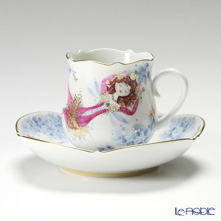 マイセン（Meissen） ミッドサマー・ナイトドリーム 680691／23582 コーヒーカップ＆ソーサー 150ml Motiv No.7