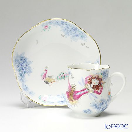 マイセン（Meissen） ミッドサマー・ナイトドリーム 680691／23582 コーヒーカップ＆ソーサー 150ml Motiv No.7