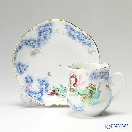 マイセン（Meissen） ミッドサマー・ナイトドリーム 680691／23582 コーヒーカップ＆ソーサー 150ml Motiv No.8