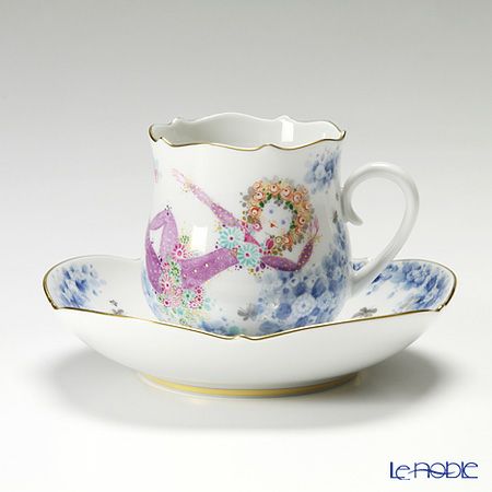 マイセン（Meissen） ミッドサマー・ナイトドリーム 680691／23582 コーヒーカップ＆ソーサー 150ml Motiv No.9