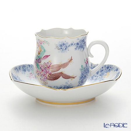 マイセン（Meissen） ミッドサマー・ナイトドリーム 680691／23582 コーヒーカップ＆ソーサー 150ml Motiv No.12