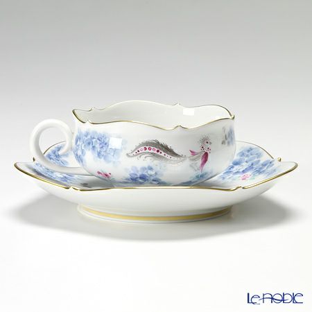 マイセン（Meissen） ミッドサマー・ナイトドリーム 680691／23633 ティーカップ＆ソーサー 150ml Motiv No.1
