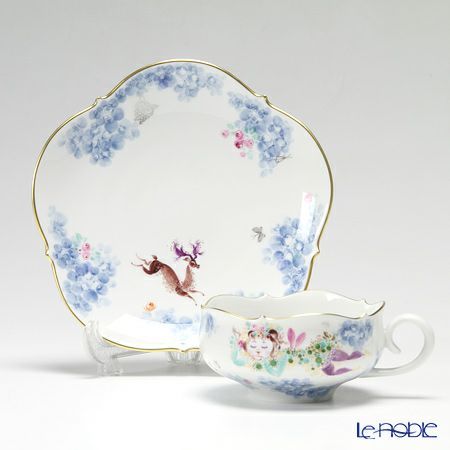マイセン（Meissen） ミッドサマー・ナイトドリーム 680691／23633 ティーカップ＆ソーサー 150ml Motiv No.1