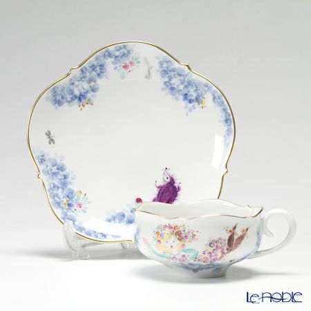 マイセン（Meissen） ミッドサマー・ナイトドリーム 680691／23633 ティーカップ＆ソーサー 150ml Motiv No.2