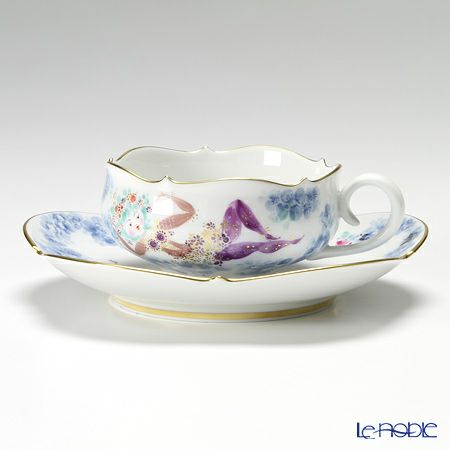 マイセン（Meissen） ミッドサマー・ナイトドリーム 680691／23633 ティーカップ＆ソーサー 150ml Motiv No.4