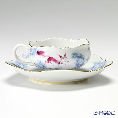マイセン（Meissen） ミッドサマー・ナイトドリーム 680691／23633 ティーカップ＆ソーサー 150ml Motiv No.4