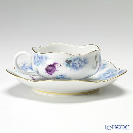 マイセン（Meissen） ミッドサマー・ナイトドリーム 680691／23633 ティーカップ＆ソーサー 150ml Motiv No.6