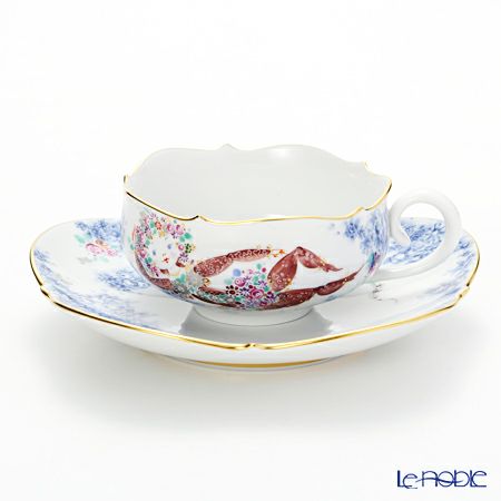 マイセン（Meissen） ミッドサマー・ナイトドリーム 680691／23633 ティーカップ＆ソーサー 150ml Motiv No.9