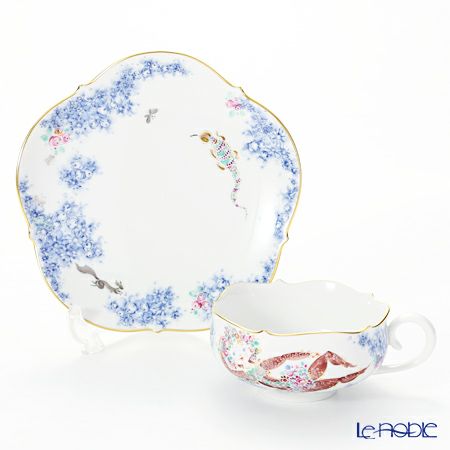 マイセン（Meissen） ミッドサマー・ナイトドリーム 680691／23633 ティーカップ＆ソーサー 150ml Motiv No.9