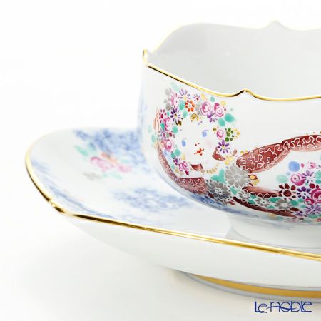 マイセン（Meissen） ミッドサマー・ナイトドリーム 680691／23633 ティーカップ＆ソーサー 150ml Motiv No.9