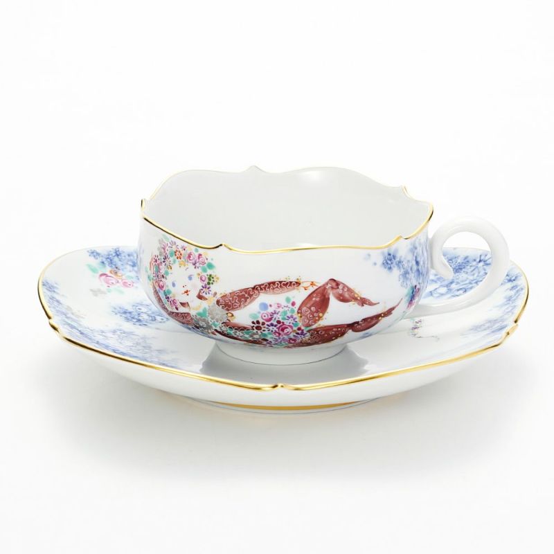 マイセン（Meissen） ミッドサマー・ナイトドリーム 680691／23633 ティーカップ＆ソーサー 150ml Motiv No.9