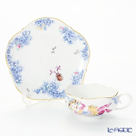 マイセン（Meissen） ミッドサマー・ナイトドリーム 680691／23633 ティーカップ＆ソーサー 150ml Motiv No.10