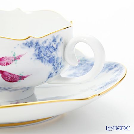 マイセン（Meissen） ミッドサマー・ナイトドリーム 680691／23633 ティーカップ＆ソーサー 150ml Motiv No.10