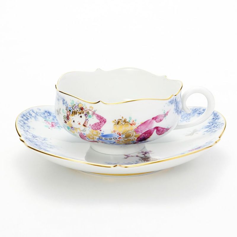 マイセン（Meissen） ミッドサマー・ナイトドリーム 680691／23633 ティーカップ＆ソーサー 150ml Motiv No.10