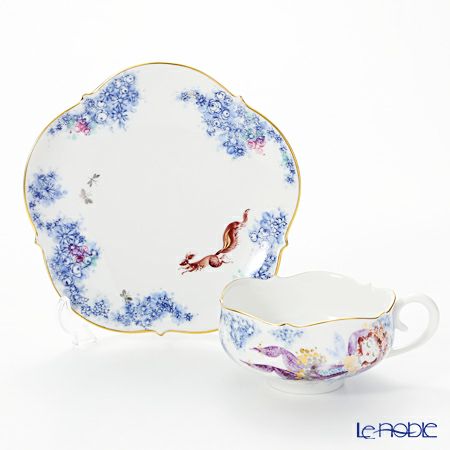 マイセン（Meissen） ミッドサマー・ナイトドリーム 680691／23633 ティーカップ＆ソーサー 150ml Motiv No.12