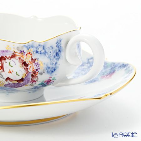 マイセン（Meissen） ミッドサマー・ナイトドリーム 680691／23633 ティーカップ＆ソーサー 150ml Motiv No.12